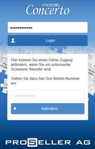 1 Concerto Mobile App Login