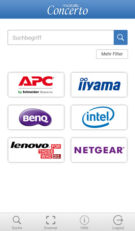Concerto Mobile / Startseite neue Version