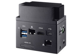 Shuttle Edge PC für IoT Anwendungen / Back