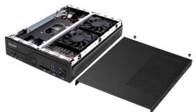 Shuttle XPC Slim DH410 offen