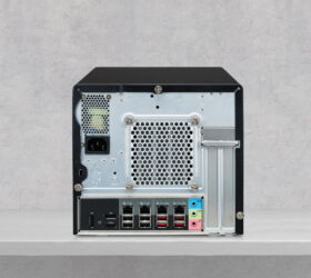 Shuttle Rückseite Mini PC